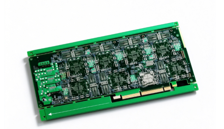 High Frequency PCB with Edge Connector&Green Guard Band
