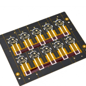 OEM/ODM Custom Rigid-Flex PCB Board, Black PI + Rigid Modules