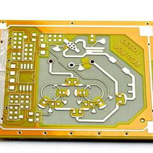 Yellow Solder Mask High Frequency PCB RF Power Amplifier Board