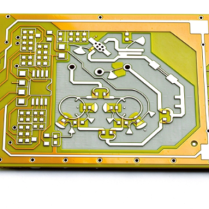 Yellow Solder Mask High Frequency PCB RF Power Amplifier Board